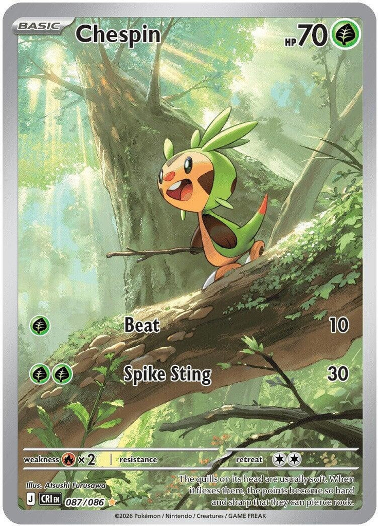 Chespin (087/086) (ME04: Chaos Rising)