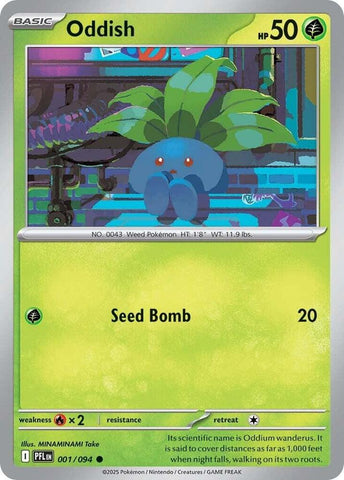 Oddish (001/094) (ME02: Phantasmal Flames)