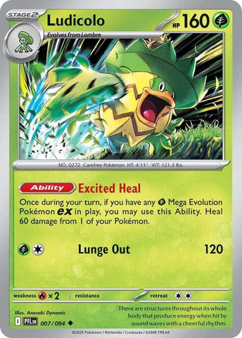 Ludicolo (007/094) (ME02: Phantasmal Flames)