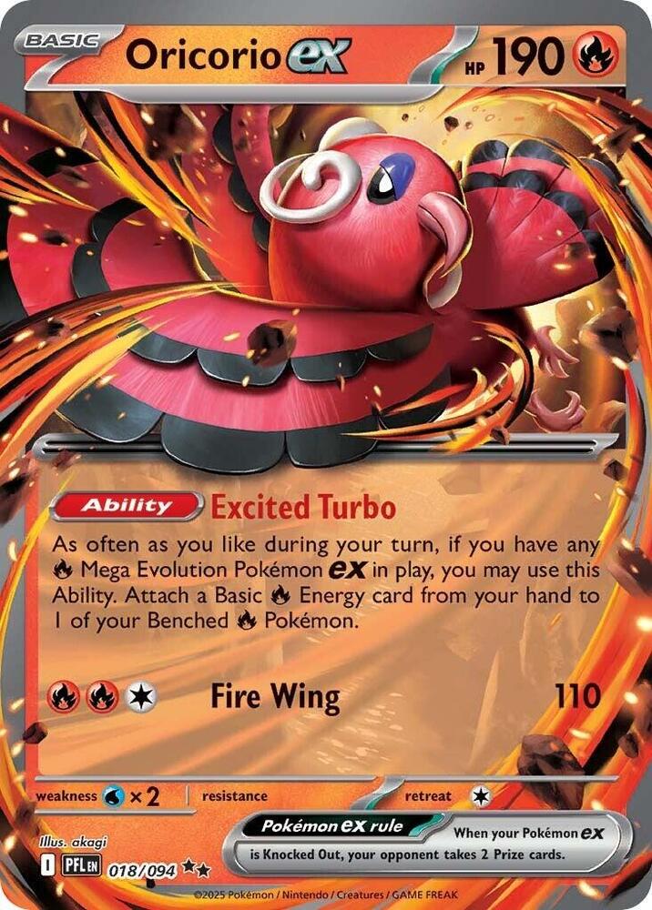 Oricorio ex (018/094) (ME02: Phantasmal Flames)