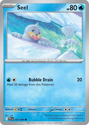 Seel (021/094) (ME02: Phantasmal Flames)