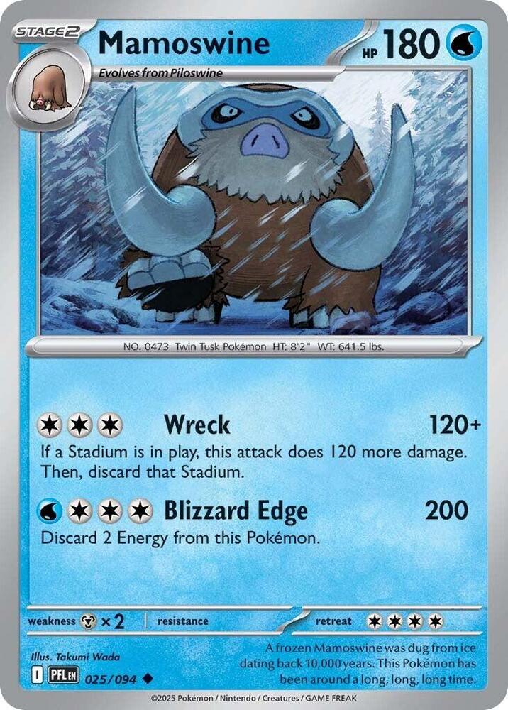 Mamoswine (025/094) (ME02: Phantasmal Flames)