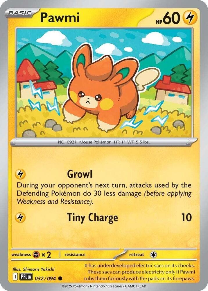 Pawmi (032/094) (ME02: Phantasmal Flames)