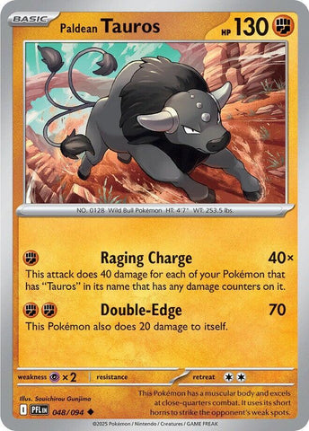 Paldean Tauros (048/094) (ME02: Phantasmal Flames)