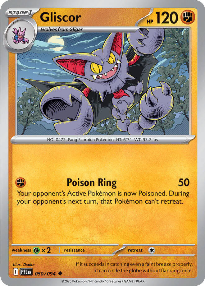 Gliscor (050/094) (ME02: Phantasmal Flames)