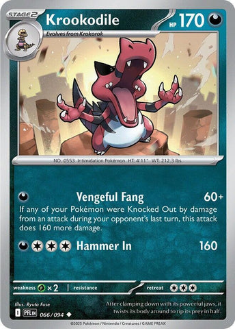 Krookodile (066/094) (ME02: Phantasmal Flames)