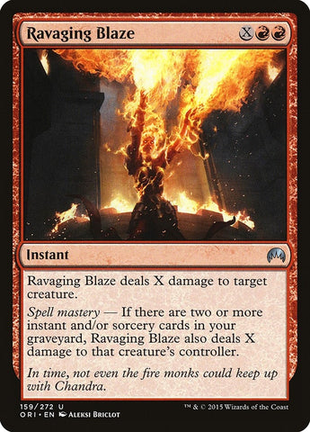 Image for Ravaging Blaze (159) [Magic Origins]