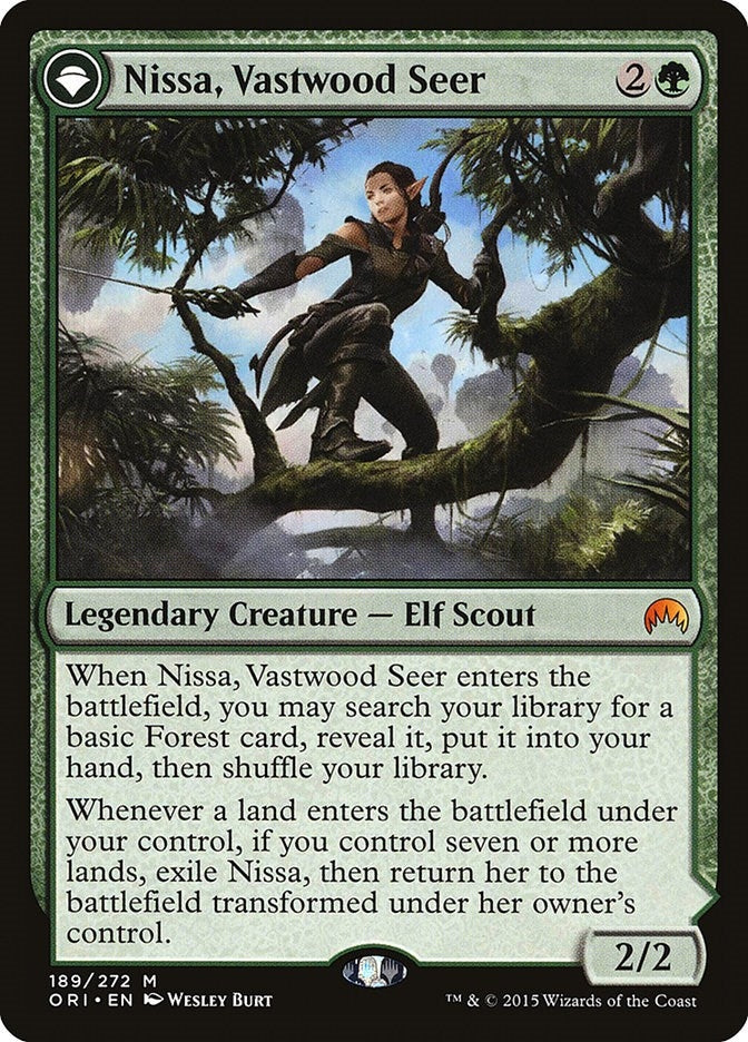 Image for Nissa, Vastwood Seer (189) [Magic Origins]