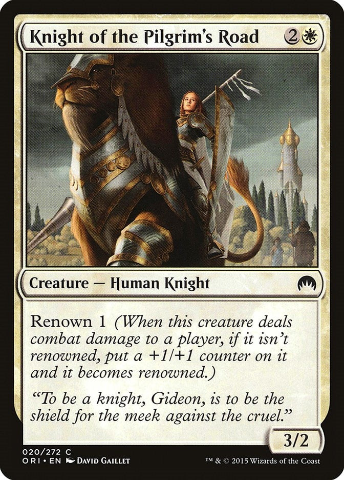 Image for Knight of the Pilgrim's Road (20) [Magic Origins]