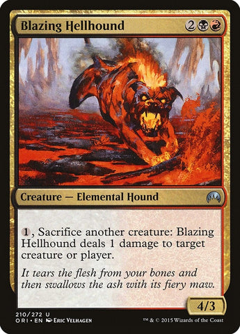 Image for Blazing Hellhound (210) [Magic Origins]