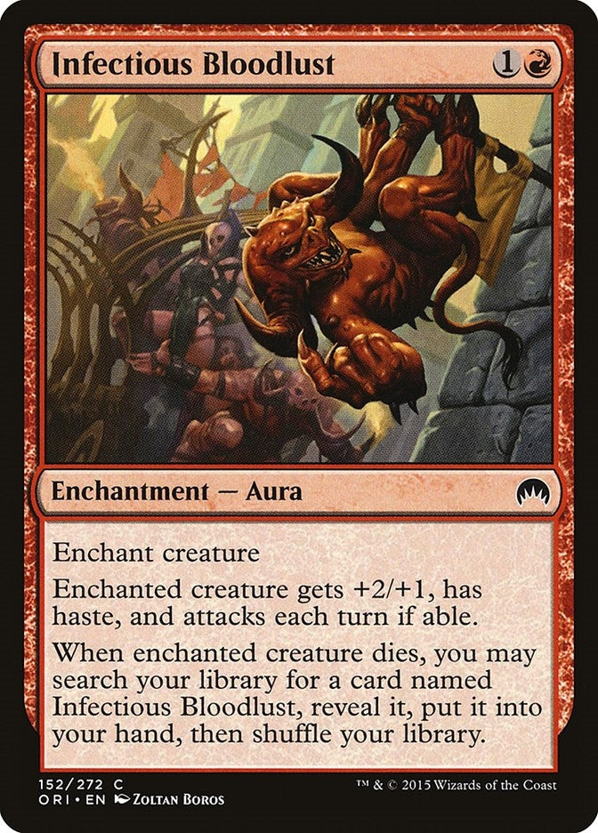 Image for Infectious Bloodlust (152) [Magic Origins]