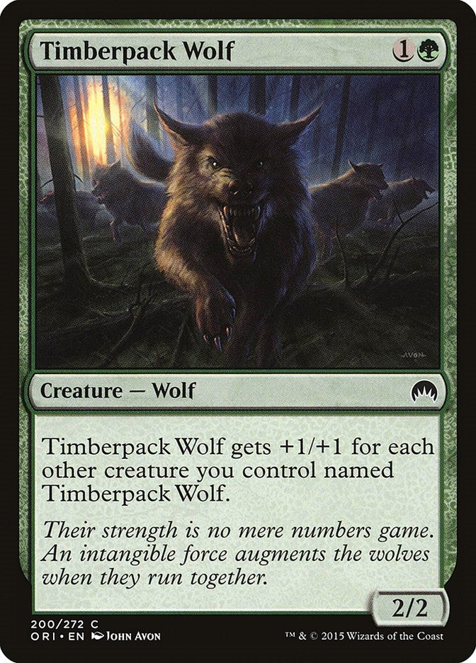 Image for Timberpack Wolf (200) [Magic Origins]