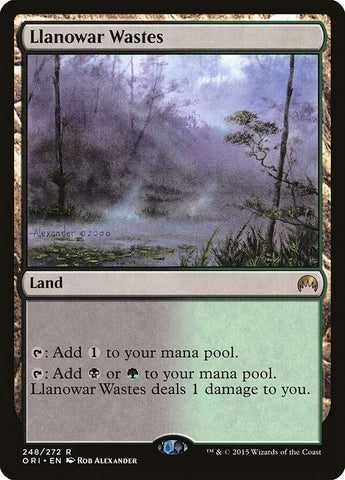 Image for Llanowar Wastes (248) [Magic Origins]