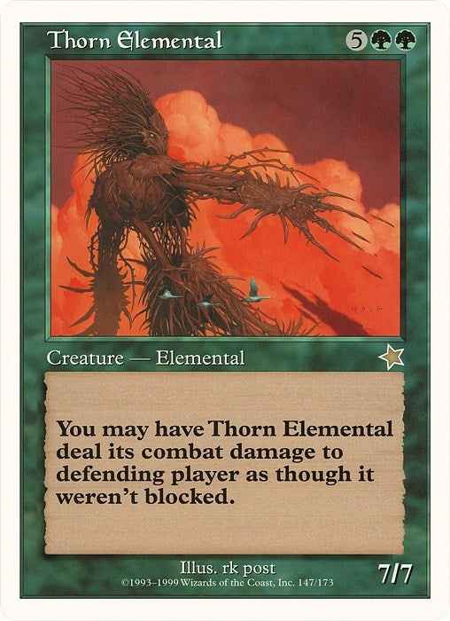 Image for Thorn Elemental (Starter 1999) (147) [Oversize Cards]