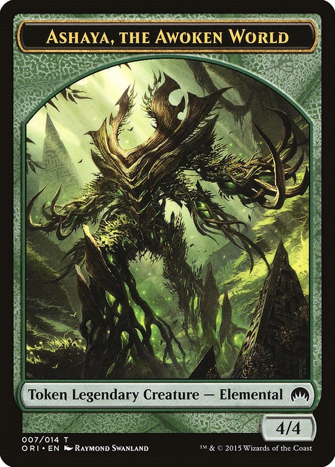 Image for Ashaya, the Awoken World Token (7) [Magic Origins]