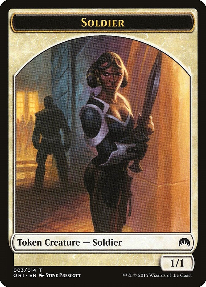 Image for Soldier Token (3) [Magic Origins]