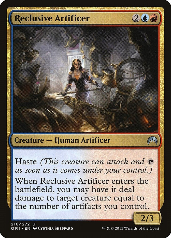 Image for Reclusive Artificer (216) [Magic Origins]