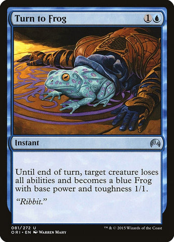 Image for Turn to Frog (81) [Magic Origins]