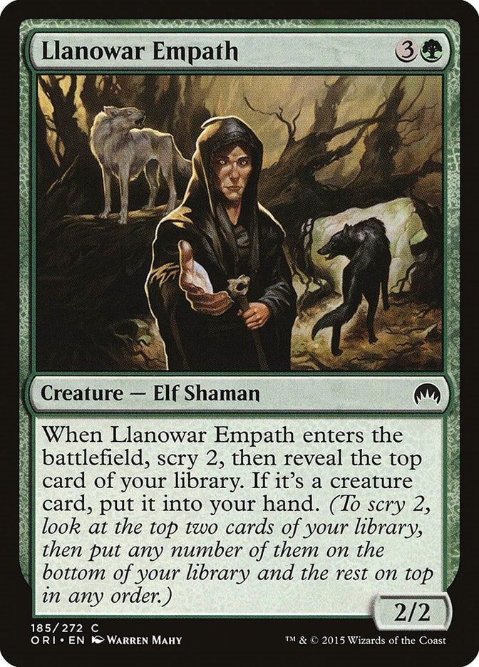 Image for Llanowar Empath (185) [Magic Origins]