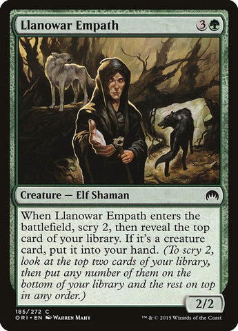 Image for Llanowar Empath (185) [Magic Origins]