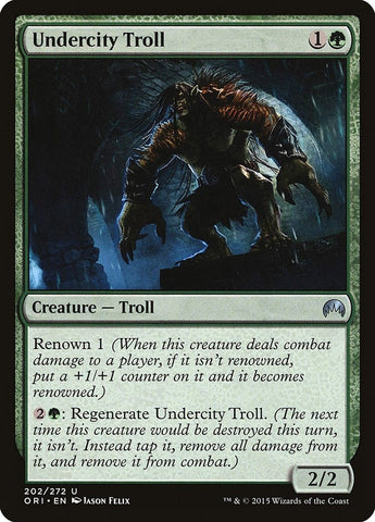 Image for Undercity Troll (202) [Magic Origins]