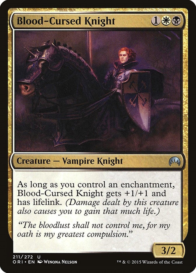 Image for Blood-Cursed Knight (211) [Magic Origins]