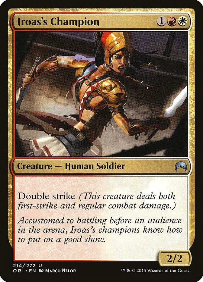 Image for Iroas's Champion (214) [Magic Origins]
