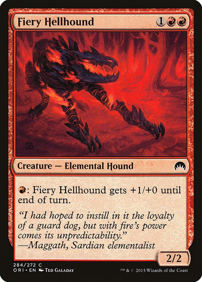 Image for Fiery Hellhound (284) [Magic Origins]