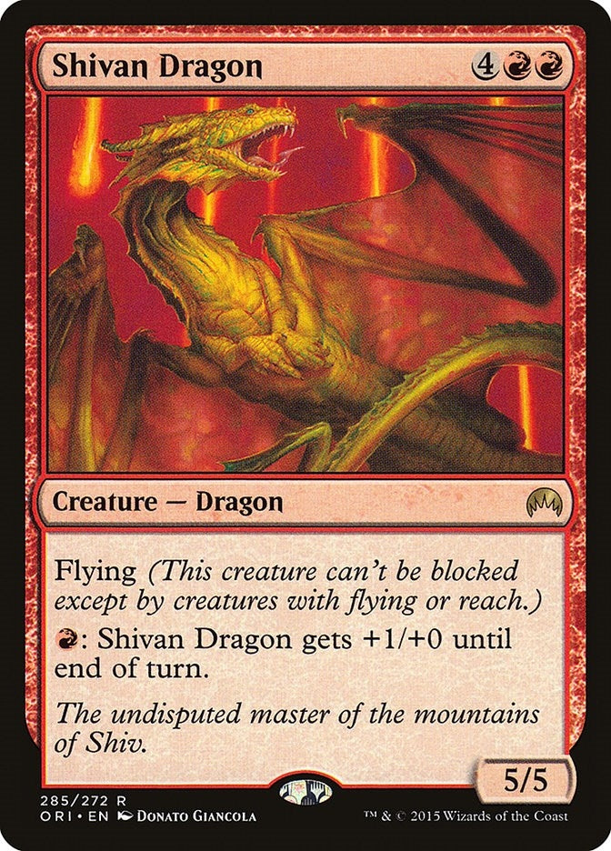 Image for Shivan Dragon (285) [Magic Origins]