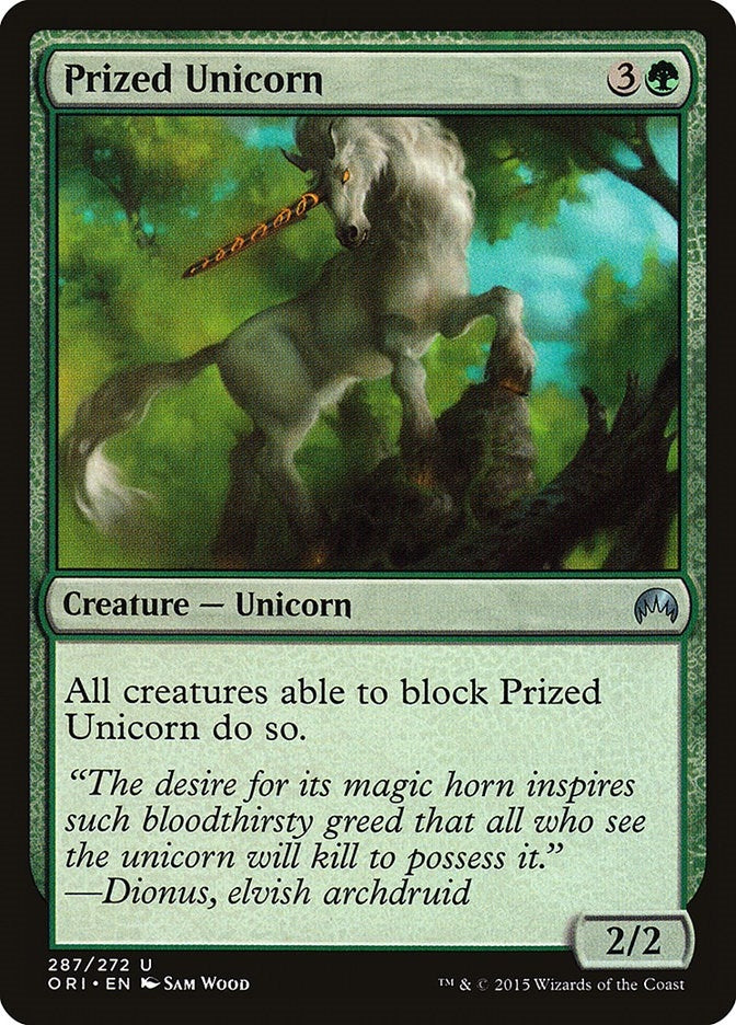 Image for Prized Unicorn (287) [Magic Origins]