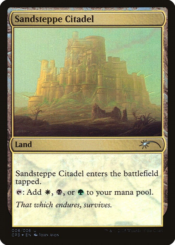Image for Sandsteppe Citadel (6) - Magic: The Gathering
