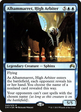 Image for Alhammarret, High Arbiter (43) [Prerelease Cards]