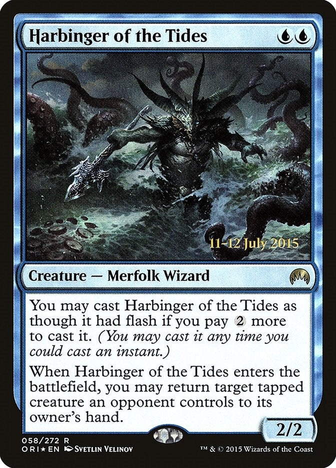 Image for Harbinger of the Tides (58) [Prerelease Cards]