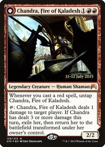Image for Chandra, Fire of Kaladesh (135) [Prerelease Cards]