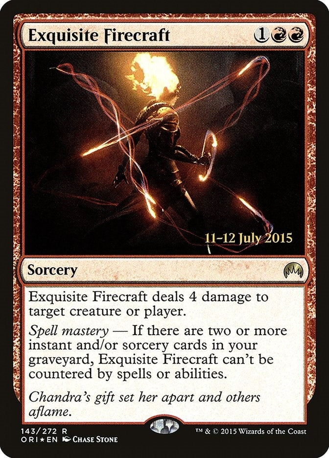 Image for Exquisite Firecraft (143) [Prerelease Cards]