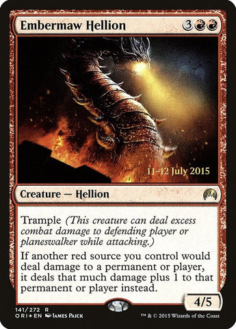 Image for Embermaw Hellion (141) [Prerelease Cards]