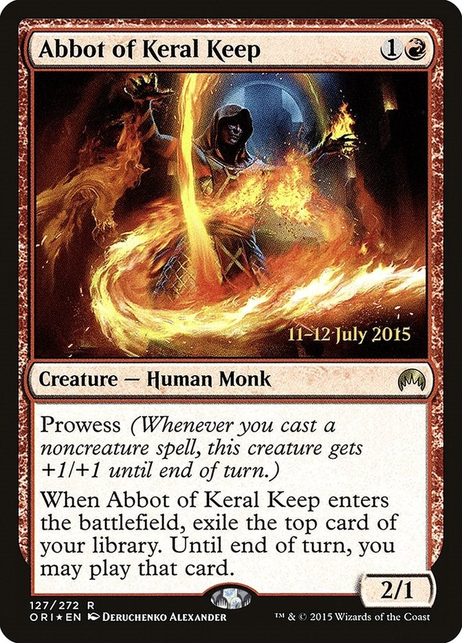 Image for Abbot of Keral Keep (127) [Prerelease Cards]