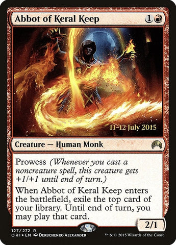 Image for Abbot of Keral Keep (127) [Prerelease Cards]