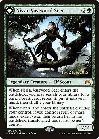 Image for Nissa, Vastwood Seer (189) [Prerelease Cards]