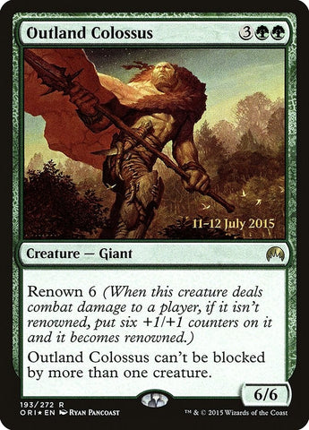 Image for Outland Colossus (193) [Prerelease Cards]