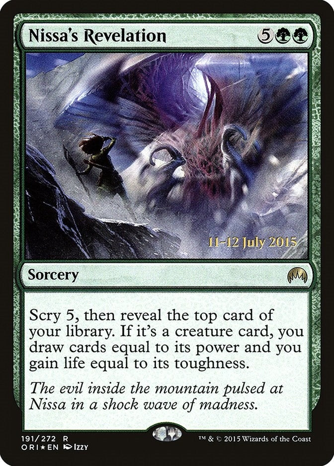 Image for Nissa's Revelation (191) [Prerelease Cards]