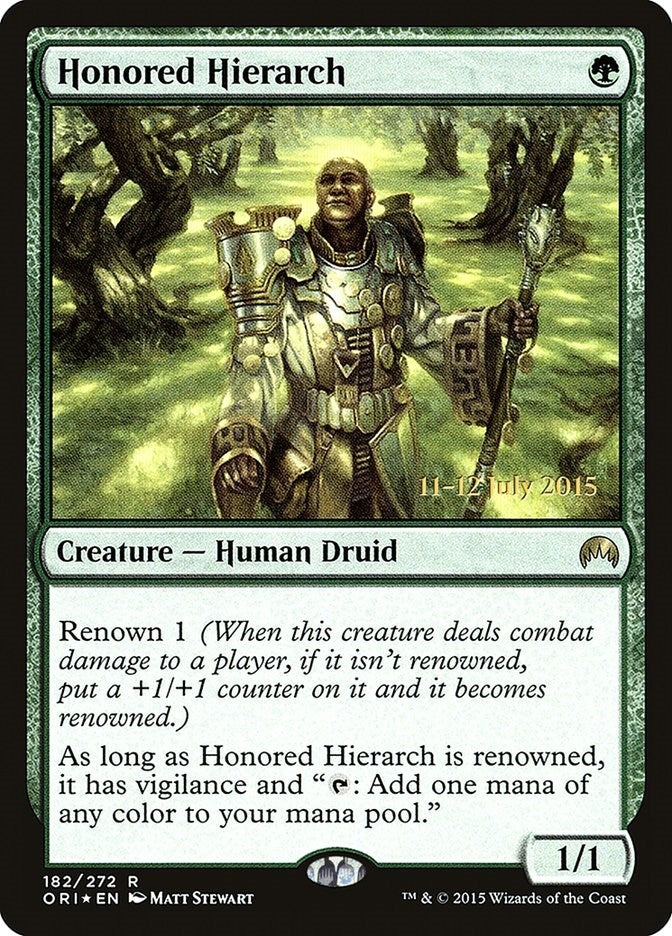 Image for Honored Hierarch (182) [Prerelease Cards]
