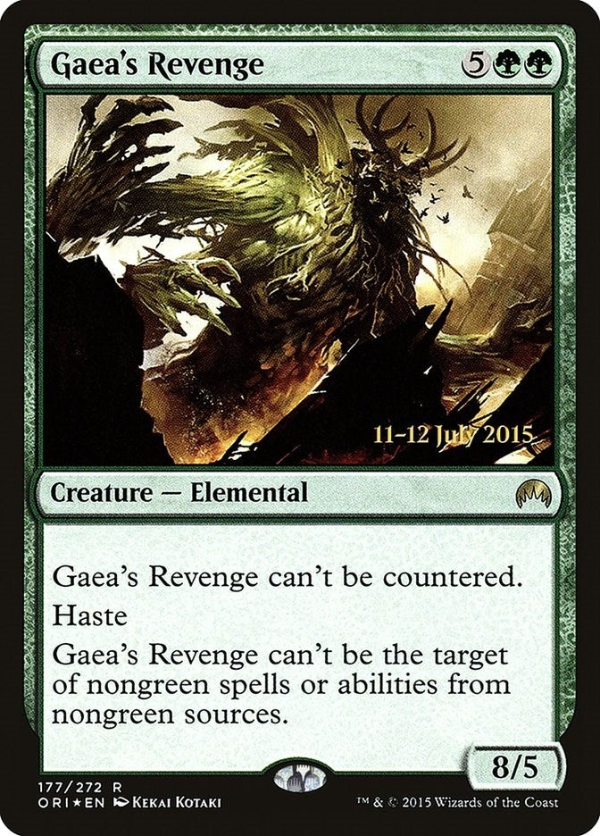 Image for Gaea's Revenge (177) [Prerelease Cards]