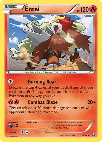 Image for Entei (14) (14/98) [XY - Ancient Origins]