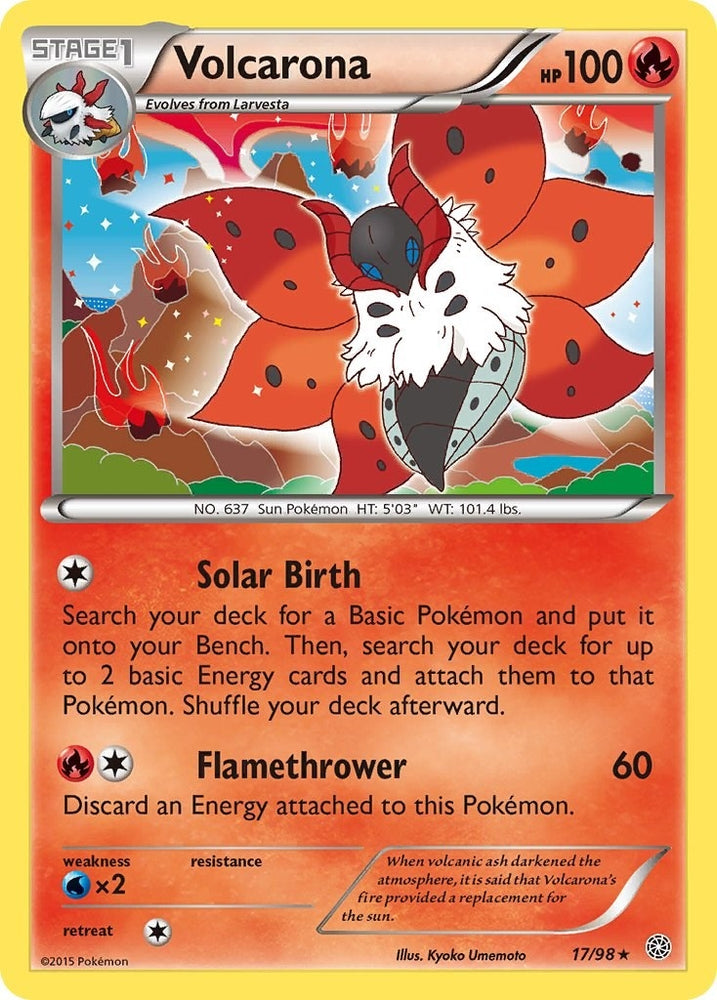 Image for Volcarona (17) (17/98) [XY - Ancient Origins]