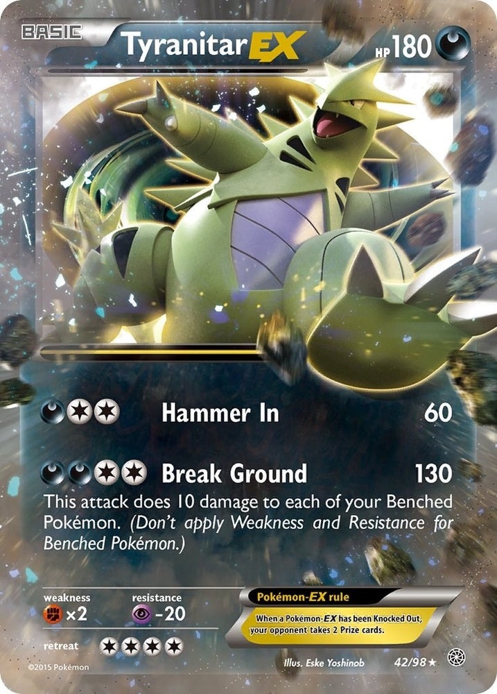 Image for Tyranitar EX (42/98) [XY - Ancient Origins]
