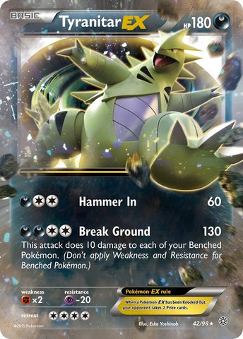 Image for Tyranitar EX (42/98) [XY - Ancient Origins]