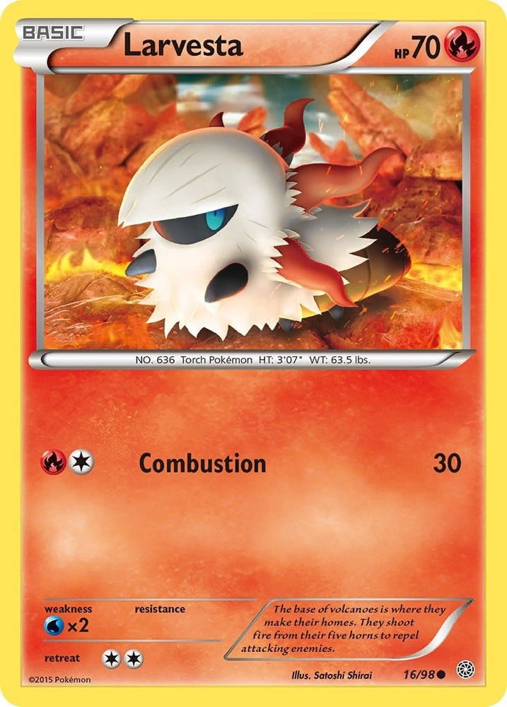 Image for Larvesta (16/98) [XY - Ancient Origins]