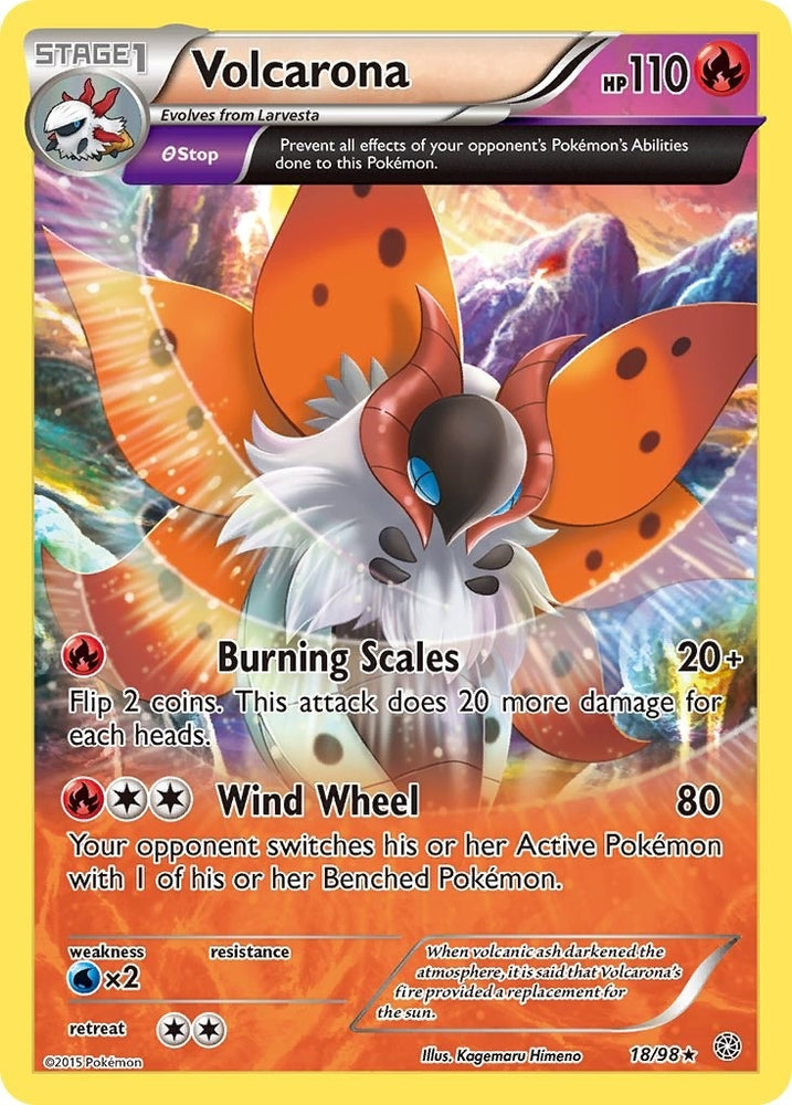 Image for Volcarona (18) (18/98) [XY - Ancient Origins]