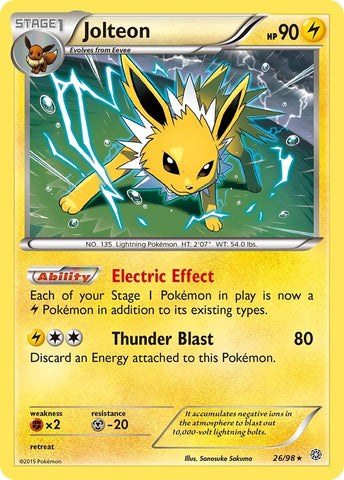 Image for Jolteon (26/98) [XY - Ancient Origins]